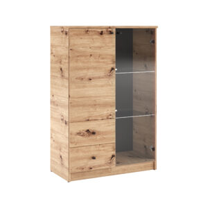 E2 Komoda wysoka z witryną